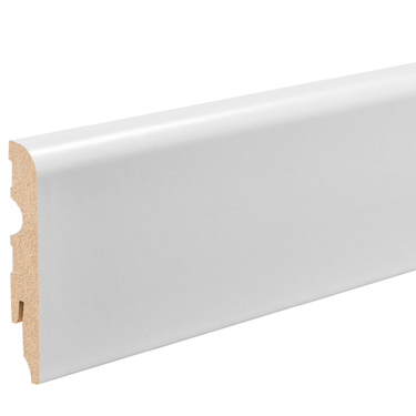 Skirting board white varnish LMDF-03M