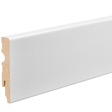 Skirting board white varnish LMDF-04M