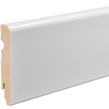 Skirting board white varnish LMDF-07M