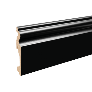 Listwa przypodłogowa czarna lakier LMDF-08MC