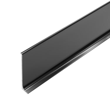 Black aluminum skirting board LP59-RAL9005 