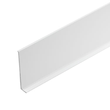 Aluminium skirting board white LP59-RAL9003 