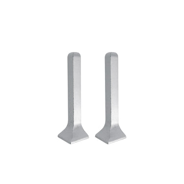 External corner for LP59 anodized skirting board, 2 pieces 